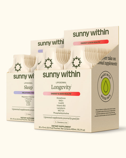 Sunny Within Longevity Strawberry + Sleep Bundle