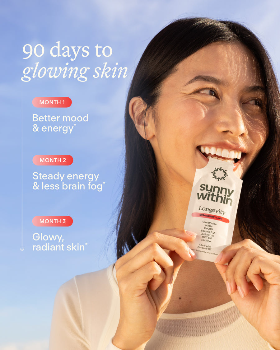 Sunny Within Longevity Strawberry + Sleep Bundle