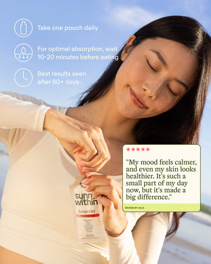 Sunny Within Longevity Strawberry + Sleep Bundle